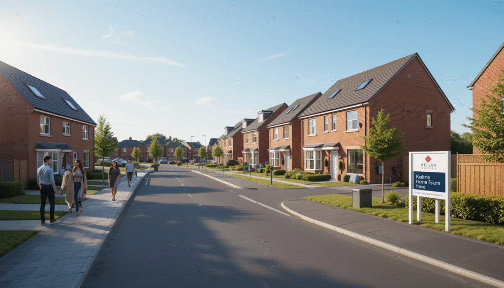 wigan kellen homes wellington drive development​