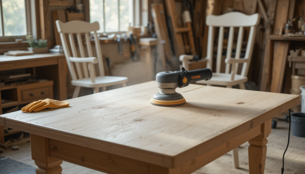 Best Sander for Furniture and Best Paint for Wood Furniture Without Sanding