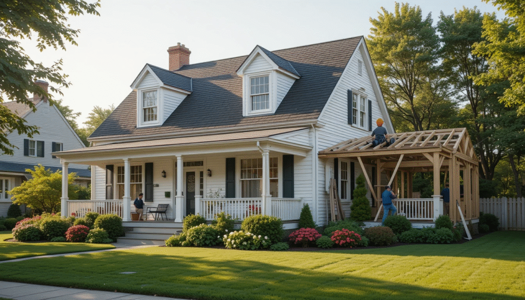 expandable cape cod style home kit