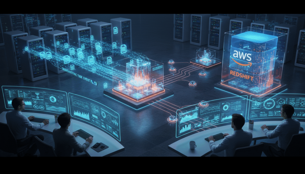Redshift to Store Task Events Architecture Diagram Sample from FTP redshift to store task events architecture diagram sample from ftp