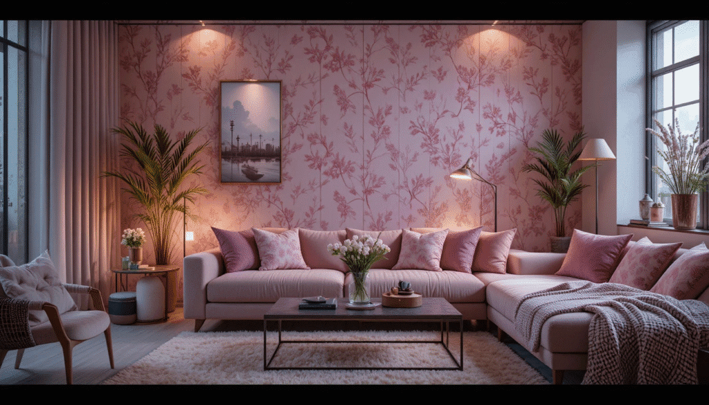 decoration pink chinchilla pattern tw2gte