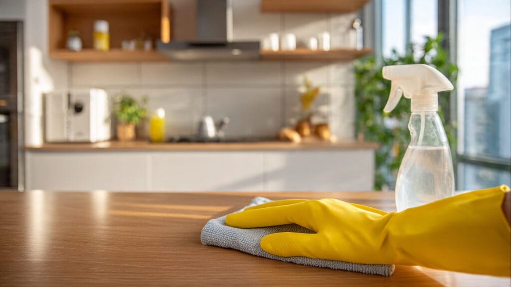 Best way to clean kitchen cabinets
